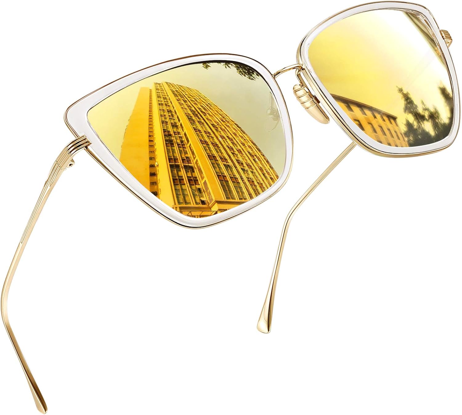 Joopin Anteojos de Sol Mujer Oversize Estilo Cat Eye | Polarizados UV400 | Lentes de Moda